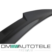 Sport-Performance Rear Trunk Lip Roof Spoiler V-Design Black