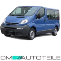 Opel Vivaro Stoßstange vorne Grau 01-06 ohne Nebelsche