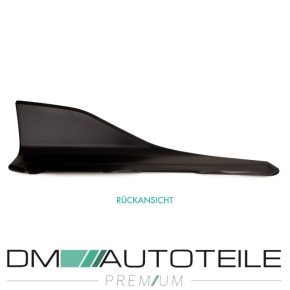 Evo Competition Side Flaps Splitter Black Matt Set left+right fits BMW 2-Series F87 M2 