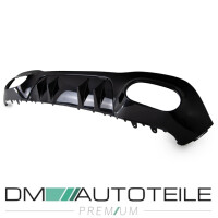  Sport Rear Diffusor + tail pipes black gloss Set fits on Me