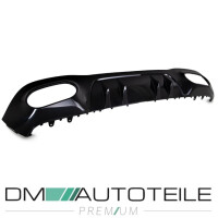  Sport Rear Diffusor + tail pipes black gloss Set fits on Me