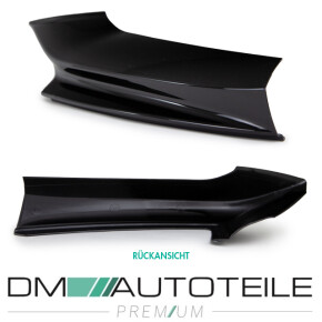 Sport-Performance Frontspoiler / Frontschürze 3-teilig für BMW 5er F10 / F11 mit M-Paket in Schwarz Glanz
