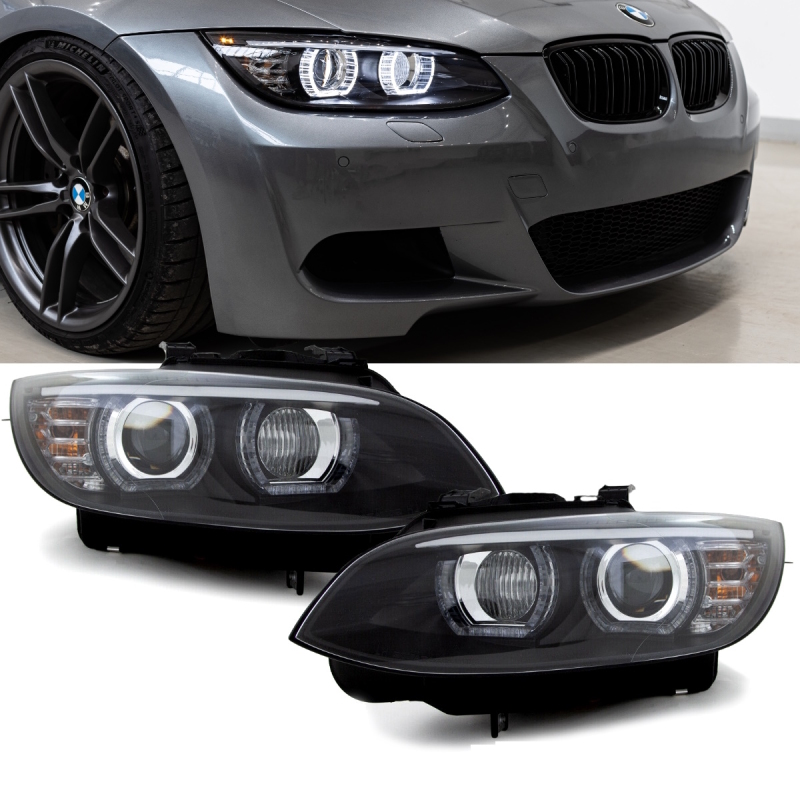 D1S Xenon Scheinwerfer LED Tagfahrlicht für BMW E92 E93 mit AFS 05-10  Schwarz