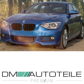 Sport Umbau Stoßstange vorne + Zubehör passt für BMW 1er F20 F21 vor Facelift 2011-2015