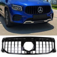 Design Radiator Grille balck gloss fits Mercedes GLB X247...