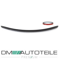 Set ABS Roof Rear Spoiler Lip Black Gloss +3M fits on Merced