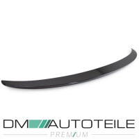 Set ABS Roof Rear Spoiler Lip Carbon Gloss Design +3M fits o