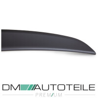 Set ABS Roof Rear Spoiler Lip Black matt Design +3M fits on 