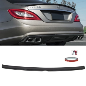 Set ABS Roof Spoiler Lip Boot Carbon Gloss Design +3M...