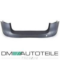 Stoßstange hinten grundiert 4x PDC + Chromleisten Set 