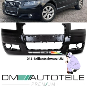 Audi A3 Type 8P1 8PA Front Bumper 05-08 primed without...
