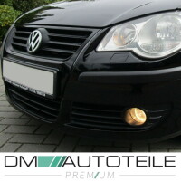 VW Polo 9N3 Bj. 05-09 Front Bumper primed +  Gitter + Reinfo