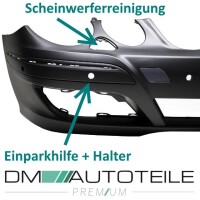 Mercedes W211 E-Class Front Bumper primed for Park assist / 