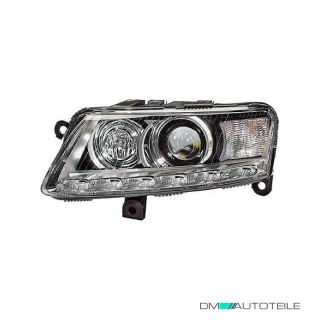 Xenon Scheinwerfer D3S/H7 links passt für Audi A6 C6 Facelift mit LED 2008-2011