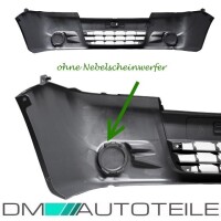 Opel Vivaro F7 Kasten Pritsche Bus Front Bumper Grey genarbt