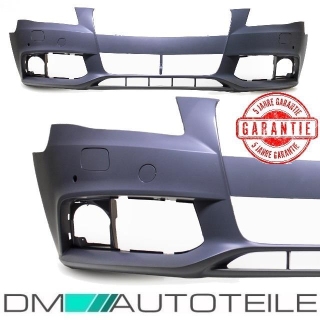 Audi A4 B8 Front Bumper 07-11 für PDC & SRA Saloon 8K2 Avant 8K5