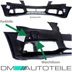 Audi A4 B8 Front Bumper 07-11 für PDC & SRA Saloon 8K2 Avant 8K5