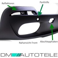 BMW X5 E70 Rear Bumper lower Part 07-10 for  PDC 5