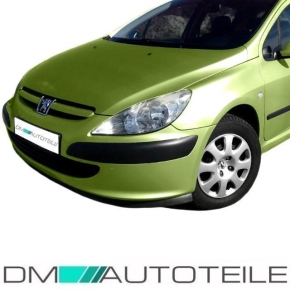 SET Peugeot 307 Bj. 01-05 Stoßstange vorne + Komplett Grill + Leisten + Spoiler