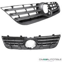 VW Polo 9N3 Bj. 05-09 Front Bumper primed +  Gitter + Reinfo