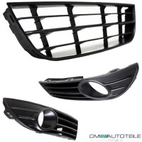 VW Polo 9N3 Bj. 05-09 Front Bumper primed +  Gitter + Reinfo