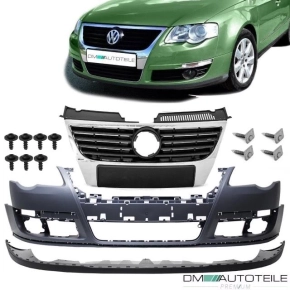 Set VW Passat 3C Front Bumper  05-10 w/o  PDC  SRA +...