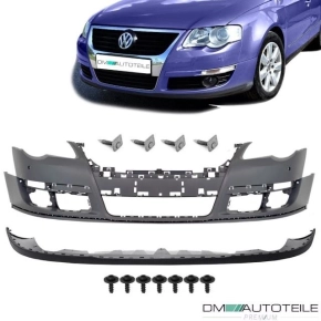 Set VW Passat 3C Front Bumper  05-10 w.  PDC / SRA +...