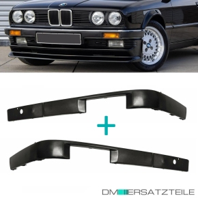 Set BMW 3-Series E30 Trims for Front Bumper LH+RH only Facelift up Year 09/87 >