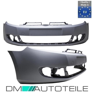 VW Golf VI Saloon Front Bumper w/o PDC/ SRA + Spoiler PREMIUM Year 08-16