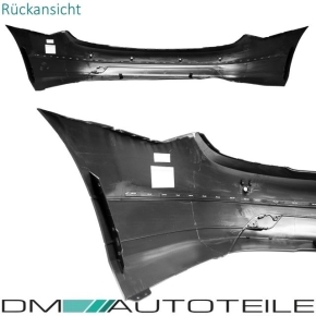 Mercedes C-Klasse W204 Saloon 07-11 Rear Bumper primed for PDC Elegance / Avantgarde