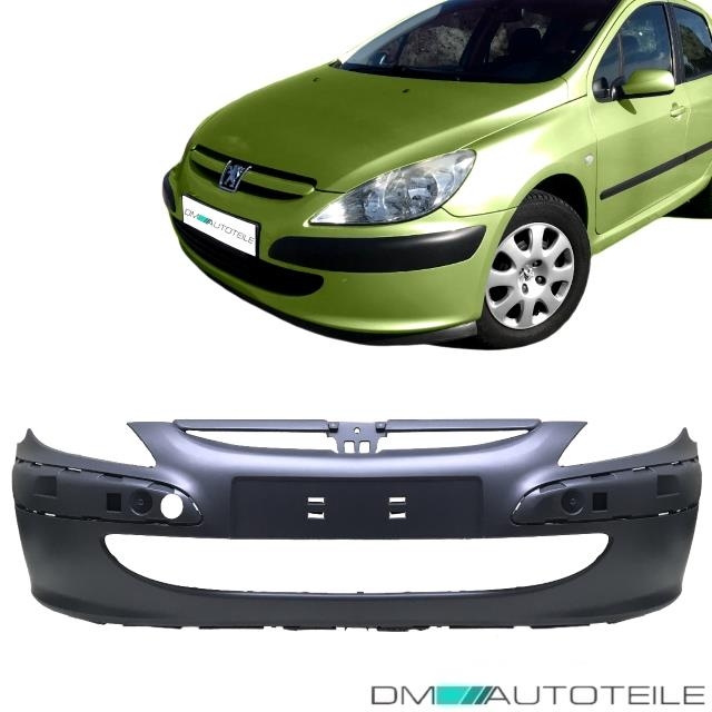 Peugeot 307 Front Bumper 01 05 Primed Without Headlamp Washer