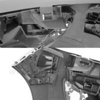 Peugeot P207 Facelift Front Bumper 07/09-12 for fog lights p