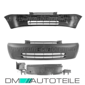 Renault Kangoo Front Bumper 97-03 black not for fog lights