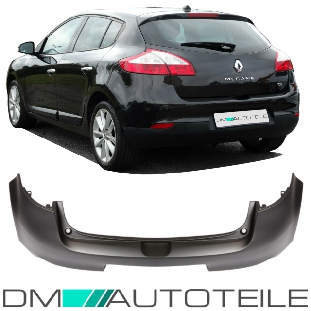 Renault Megane I Rear Bumper 99 02 Without Park Assist