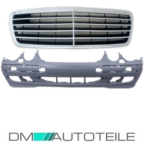 Mercedes E-Class W210 Front Bumper + Front Grille...