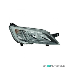 Scheinwerfer Depo H7/LED TGFL chrom rechts passt für Citroen/Fiat/Peugeot ab 14