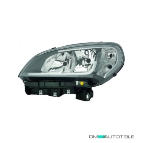 Scheinwerfer Depo H7/H7 Blinker weiß links passt für Fiat DOBLO Facelift ab 15