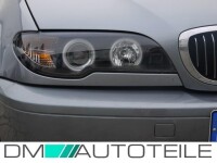 Coupe Convertible CCFL headlights Set Black 03-07 Facelift f