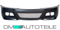 FRONT BUMPER Fits on E46 COUPE CONVERTIBLE+FOG LIGHTS SMOKE 