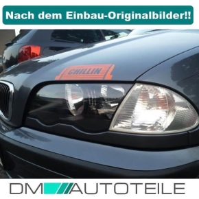 2x Scheinwerferglas Scheinwerfer Glas passt für BMW 3er E46 2/3 Türer +DICHTUNG