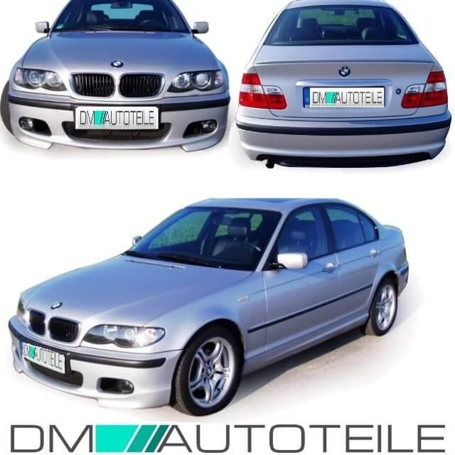 FACELIFT SET Front Lights + Rear + Side Red / White + fits on BMW E46  Saloon 01>
