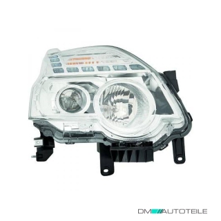 Scheinwerfer Depo H1/H11/WY21W rechts passt für Nissan X-TRAIL T31 ab 2010-2014