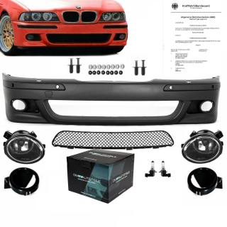 Sport Frontstoßstange / Frontschürze vorne für BMW E39 mit SRA/PDC nicht für M-Paket mit Zubehör