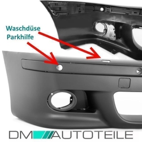 SPORT FRONT BUMPER FITS ON BMW E39 SEDAN WAGON PDC +FOGS Chrome fits M5 M 
