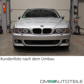 Stoßstange vorne für Parkhilfe+Waschdüsen+Nebel Smoke passt BMW 5er E39 nicht M5