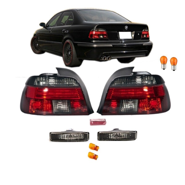 Kit Verres De Clignotants Avant Orange DM Autoteile Pour BMW Série 5 E39 (95-08/00) - Verre Véritable + Joints + Supports