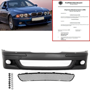 Front Bumper Sport w/o PDC for Wash System fits on BMW E39 w/o M5 M TESTED