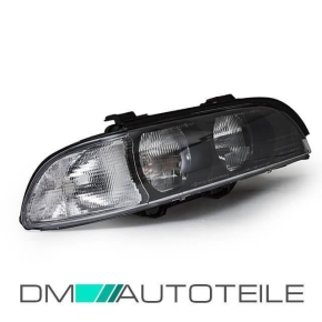 Set BMW E39 headlights 95-00 H7/HB3 Facelift design white indicator + complete Set of bulbs