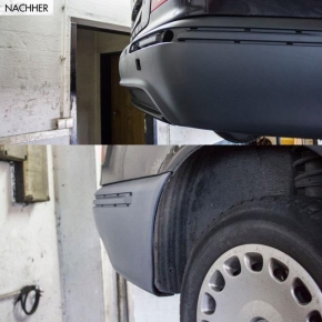 Set BMW E39 Saloon Bumper bodykit Park Assist / headlight washer black primed 95-03