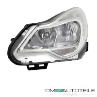 Valeo Scheinwerfer H1/H7 links passt für Opel Corsa D a